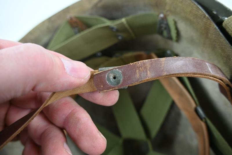 US WW2 M1 Fixed Bale with Saint Clair Helmet Liner — image 12