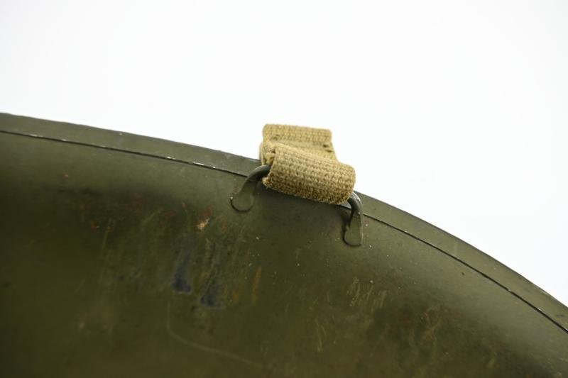 US WW2 M1 Fixed Bale with Saint Clair Helmet Liner — image 15