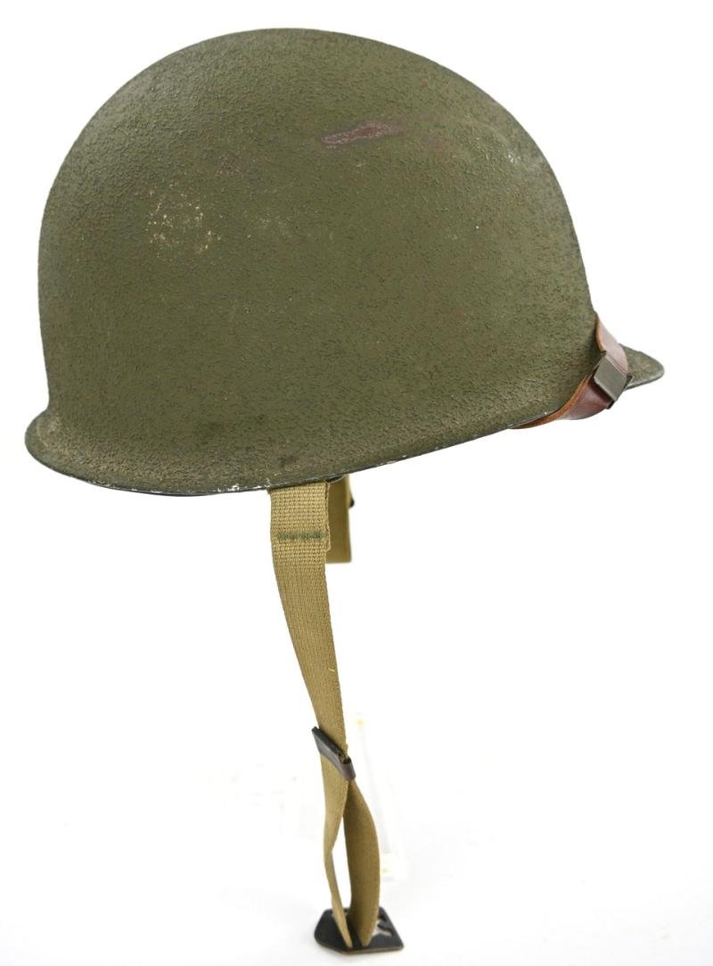 US WW2 M1 Fixed Bale with Saint Clair Helmet Liner — image 4
