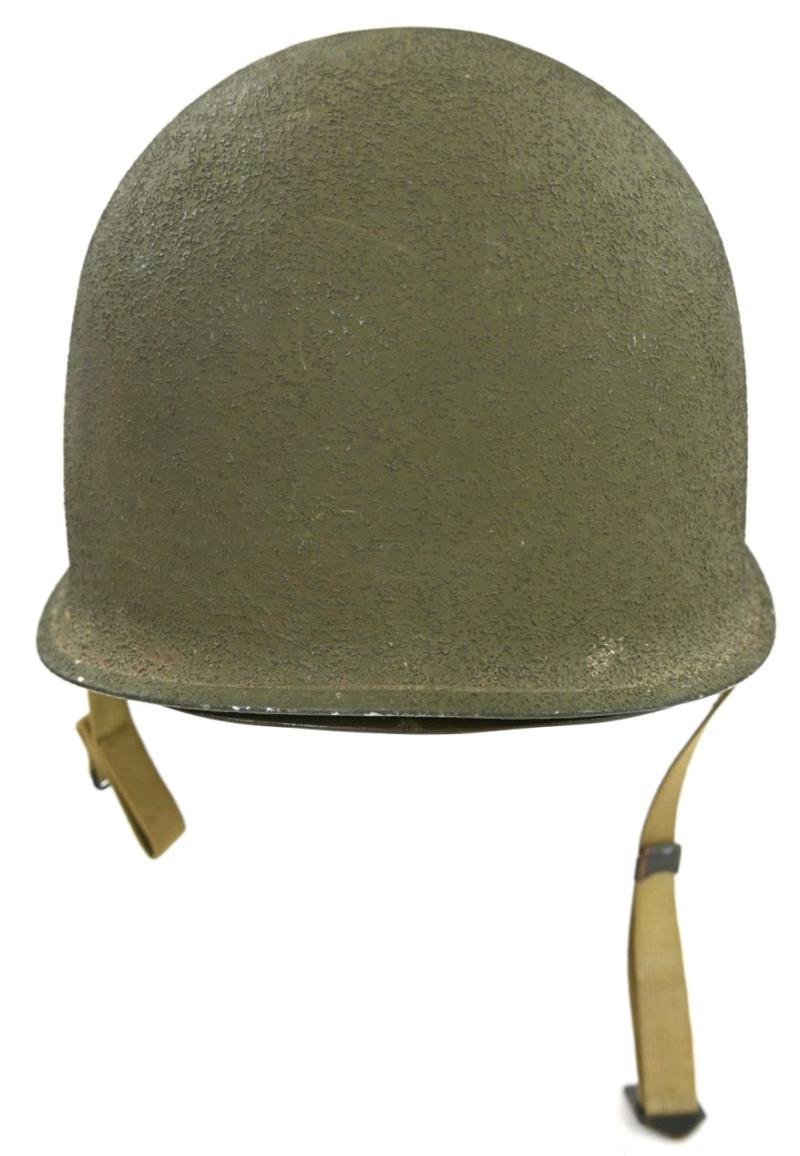 US WW2 M1 Fixed Bale with Saint Clair Helmet Liner — image 5