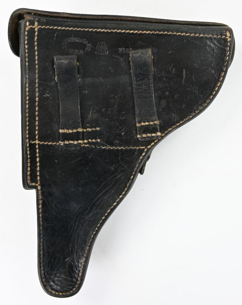 German WH P08 Hardshell Pistol Holster — image 3