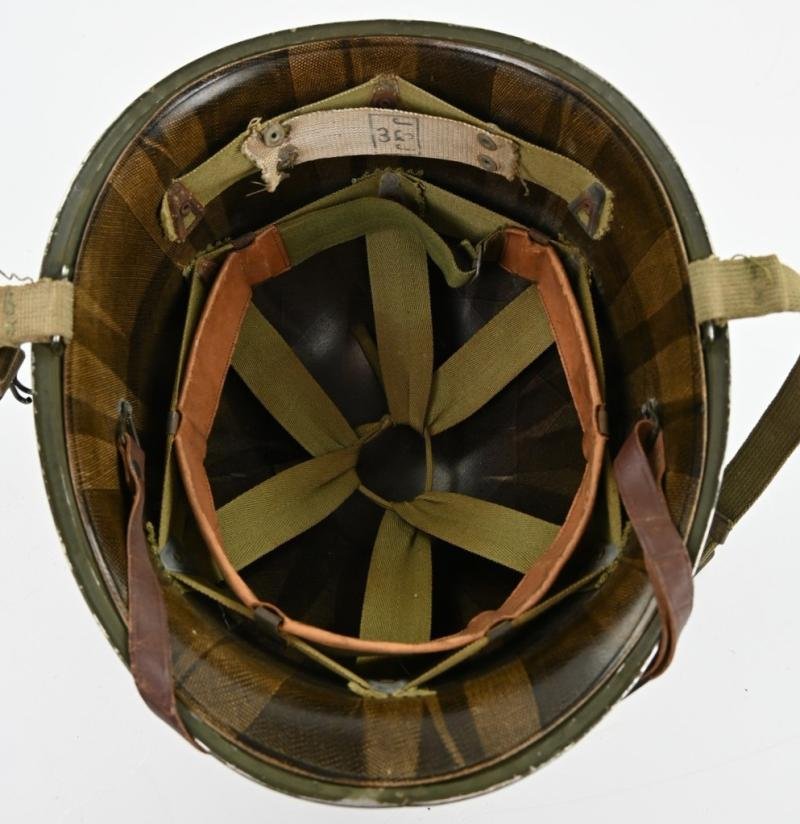 US WW2 M1 Fixed Bale Combat Helmet — image 10