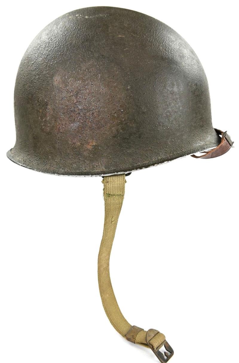 US WW2 M1 Fixed Bale Combat Helmet — image 6