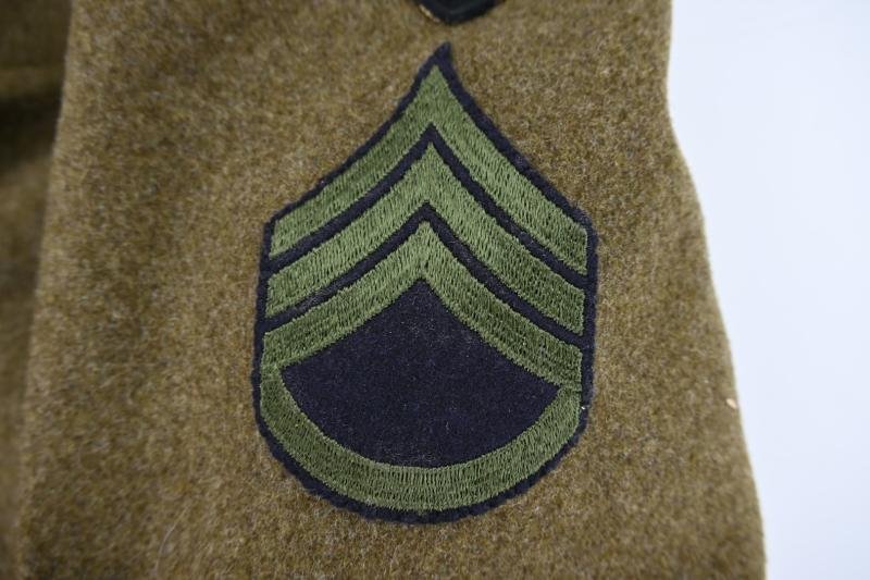 US WW2 EM/NCO Winter Greatcoat 2nd Infantry Division — image 5