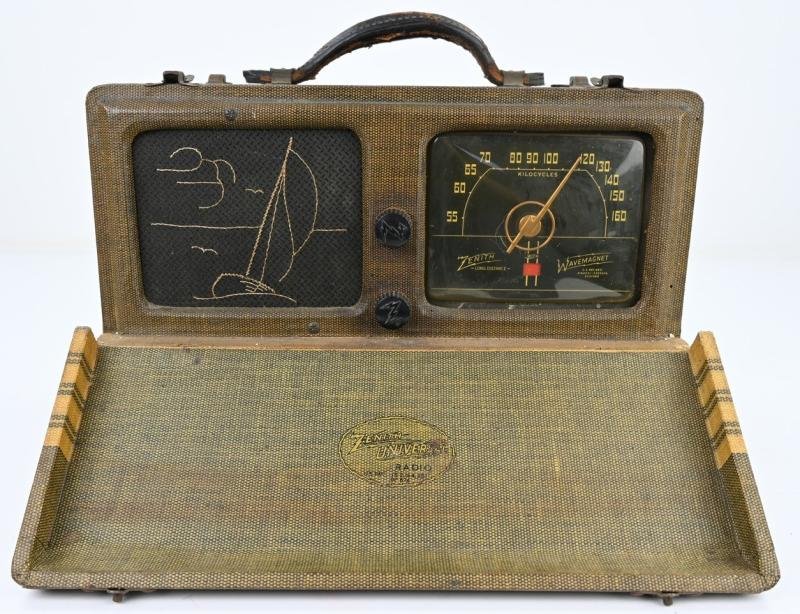 US WW2 Period Zenith Wavemagnet Long Distance Radio 1st Lt. William H. Snee 15th USAAF Pilot — image 10