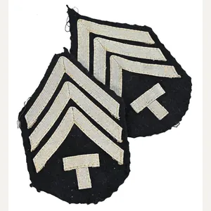 US WW2 NCO Rank Chevron Set