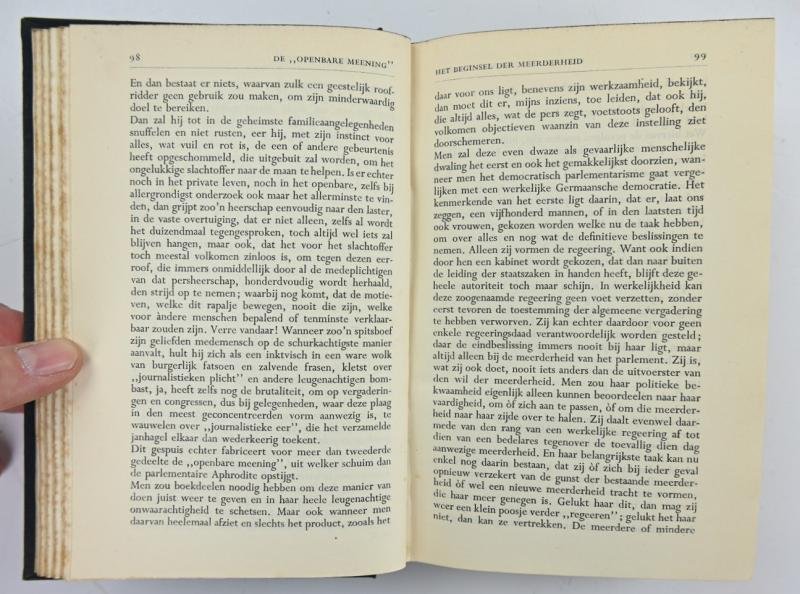 Dutch Adolf Hitler Mein Kampf (Mijn Kamp) Book — image 6