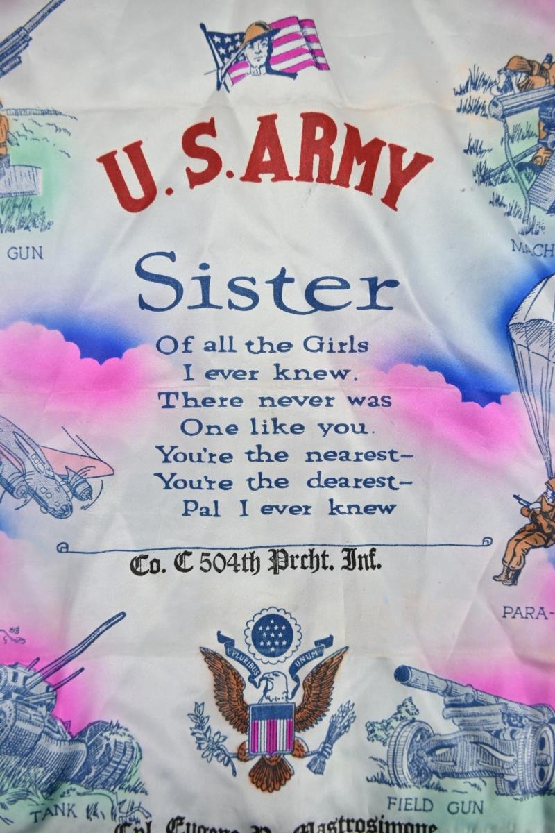 US WW2 82nd Airborne Division Sweatheart Pillow Cover — image 2