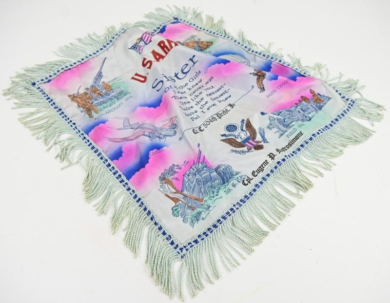 US WW2 82nd Airborne Division Sweatheart Pillow Cover — image 7