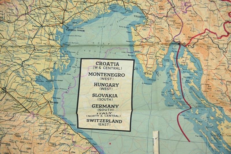 USAAF WW2 Pilot Escape Map 43E/F — image 6