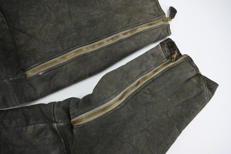 German LW Suede 'Channel' Trousers — image 2