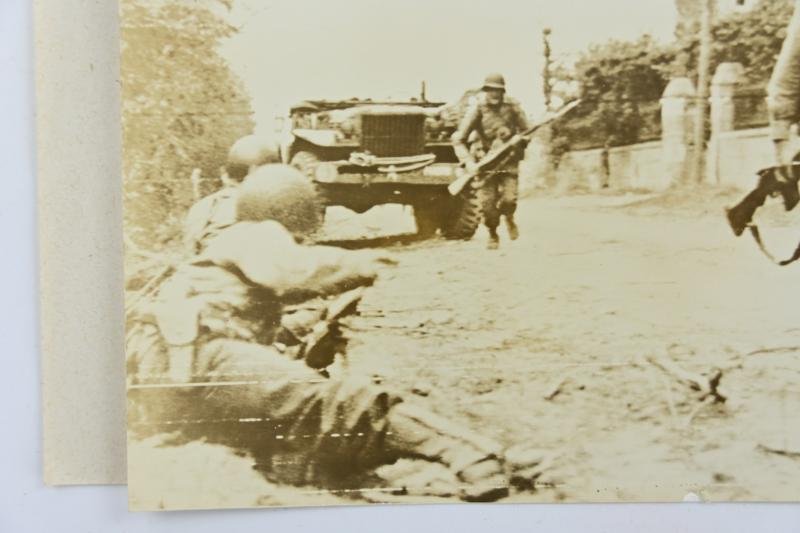 US WW2 Press Photo Normandy 'La Haye du Puits' — image 2