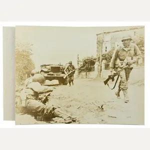 US WW2 Press Photo Normandy 'La Haye du Puits'