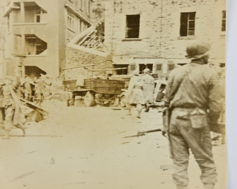 US WW2 Radiophoto/ Press Photo 'Surrender in Cherbourg' — image 2