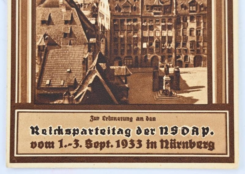 German Postcard Reichsparteitag Nürnberg 1933 — image 2
