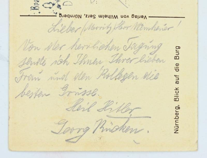 German Postcard Reichsparteitag Nürnberg 1933 — image 4