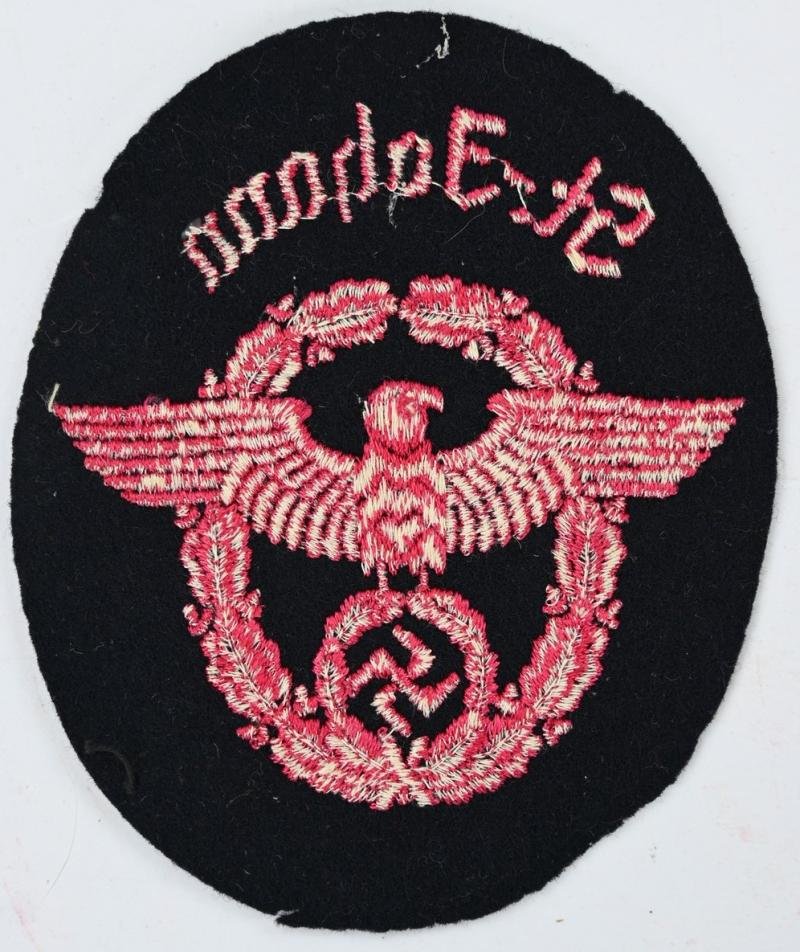 German 'Feuerlöschpolizei' NCO Sleeve Eagle — image 3