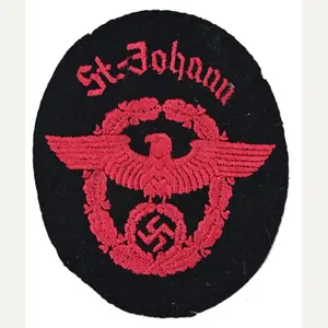German 'Feuerlöschpolizei' NCO Sleeve Eagle