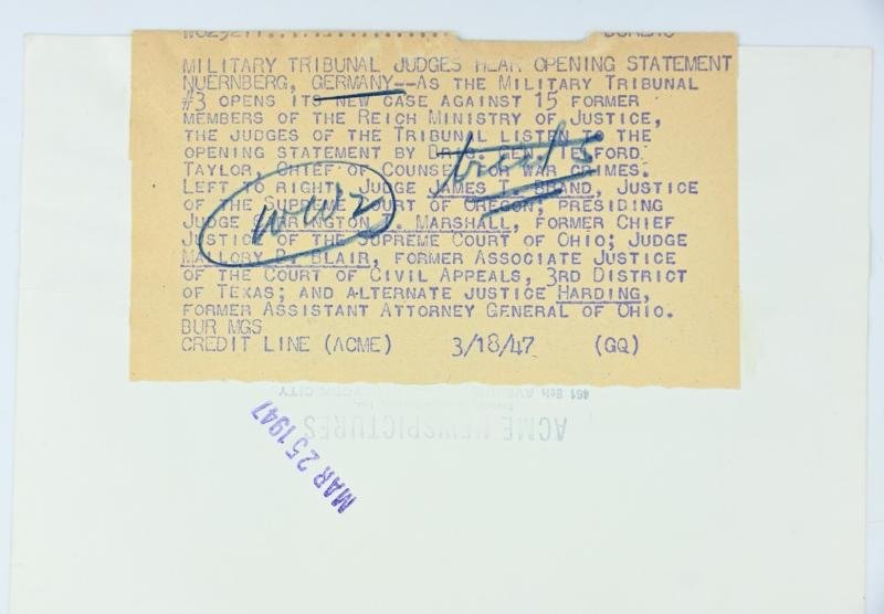 Allied Nuremberg War Trail Picture — image 3