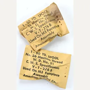 US WW2 Machine Spool with Sewing Thread
