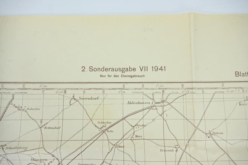German WH Mapcard of Gemmenich Belgium — image 6