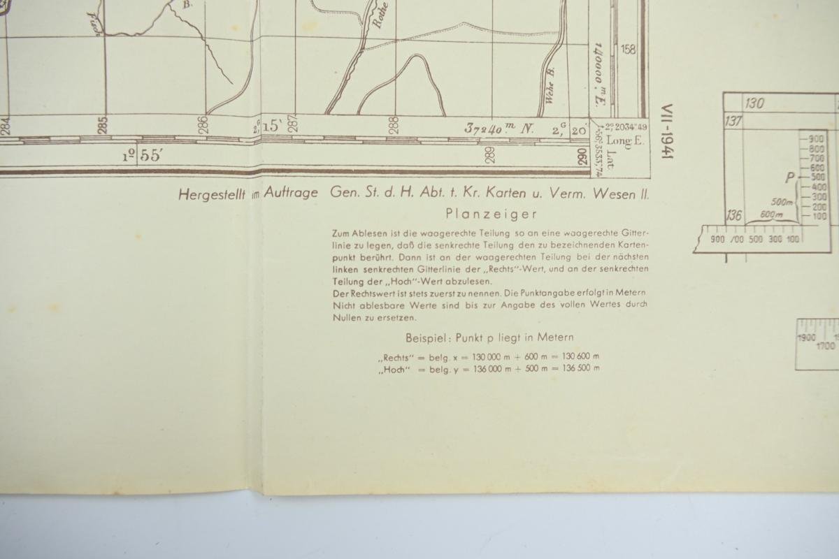 German WH Mapcard of Gemmenich Belgium — image 7