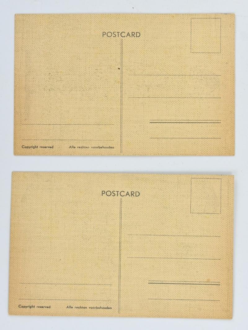 Dutch Spot Picture Postcards 'Mussolini & Hitler' — image 3