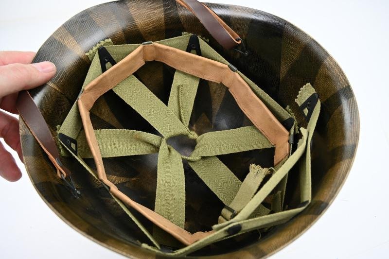 US WW2 M1 Helmet Liner with Chinstrap — image 11