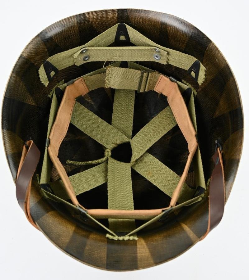 US WW2 M1 Helmet Liner with Chinstrap — image 7