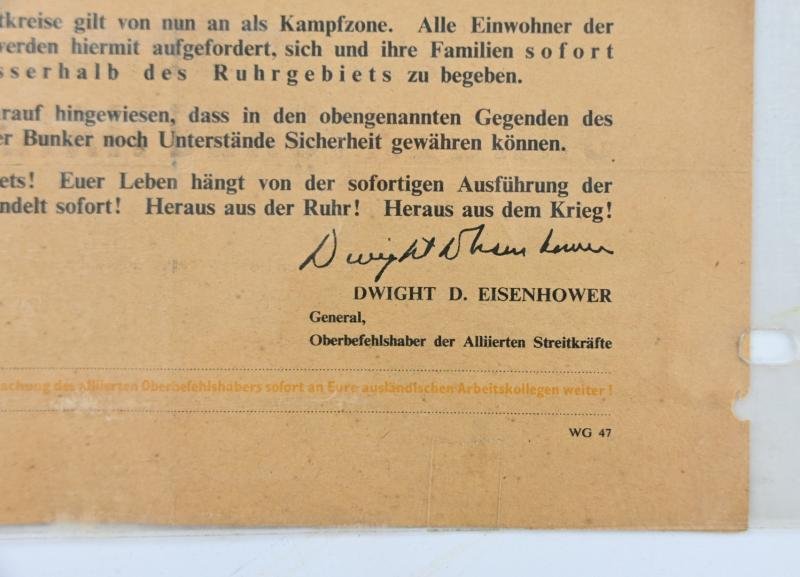 US WW2 Droppingsflyer Sheaf March 1945 'Ruhr Region' — image 3