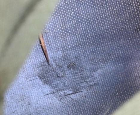 US WW2 M1 Combat Helmet with Helmet Net — image 7