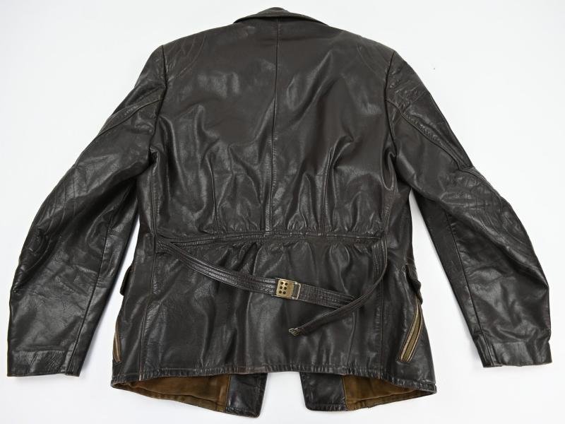 German DLV/Luftwaffe Leather Jacket — image 2