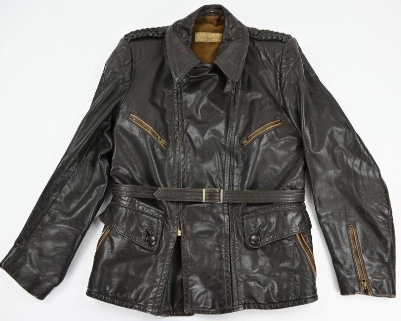 German DLV/Luftwaffe Leather Jacket — image 3