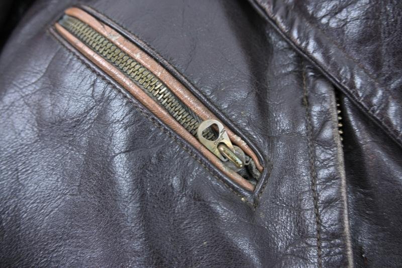 German DLV/Luftwaffe Leather Jacket — image 6