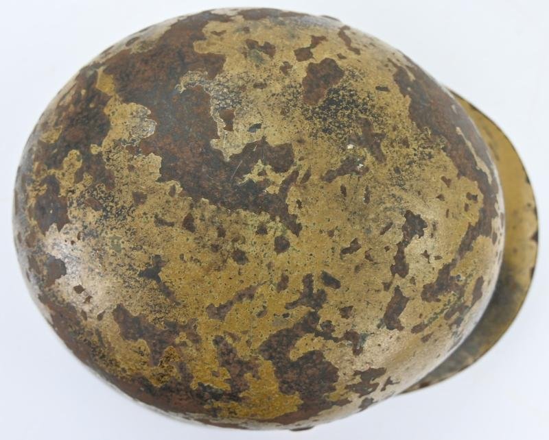 German LW M35 Camouflaged Combat Helmet — image 7