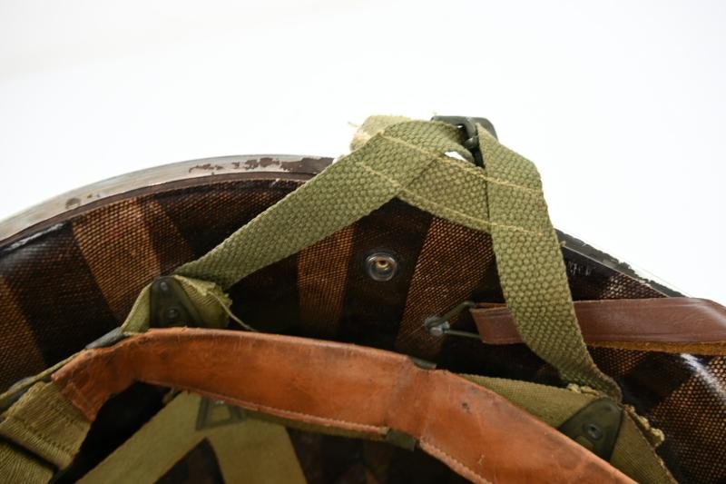 US WW2 Airborne 517th Parachute Infantry Regiment Camouflage Helmet — image 14