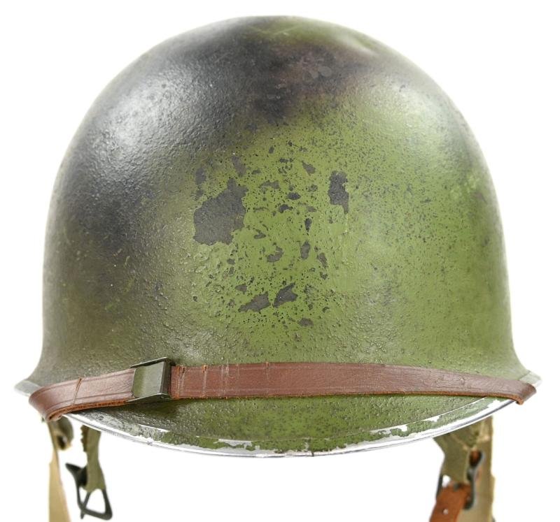 US WW2 Airborne 517th Parachute Infantry Regiment Camouflage Helmet — image 4