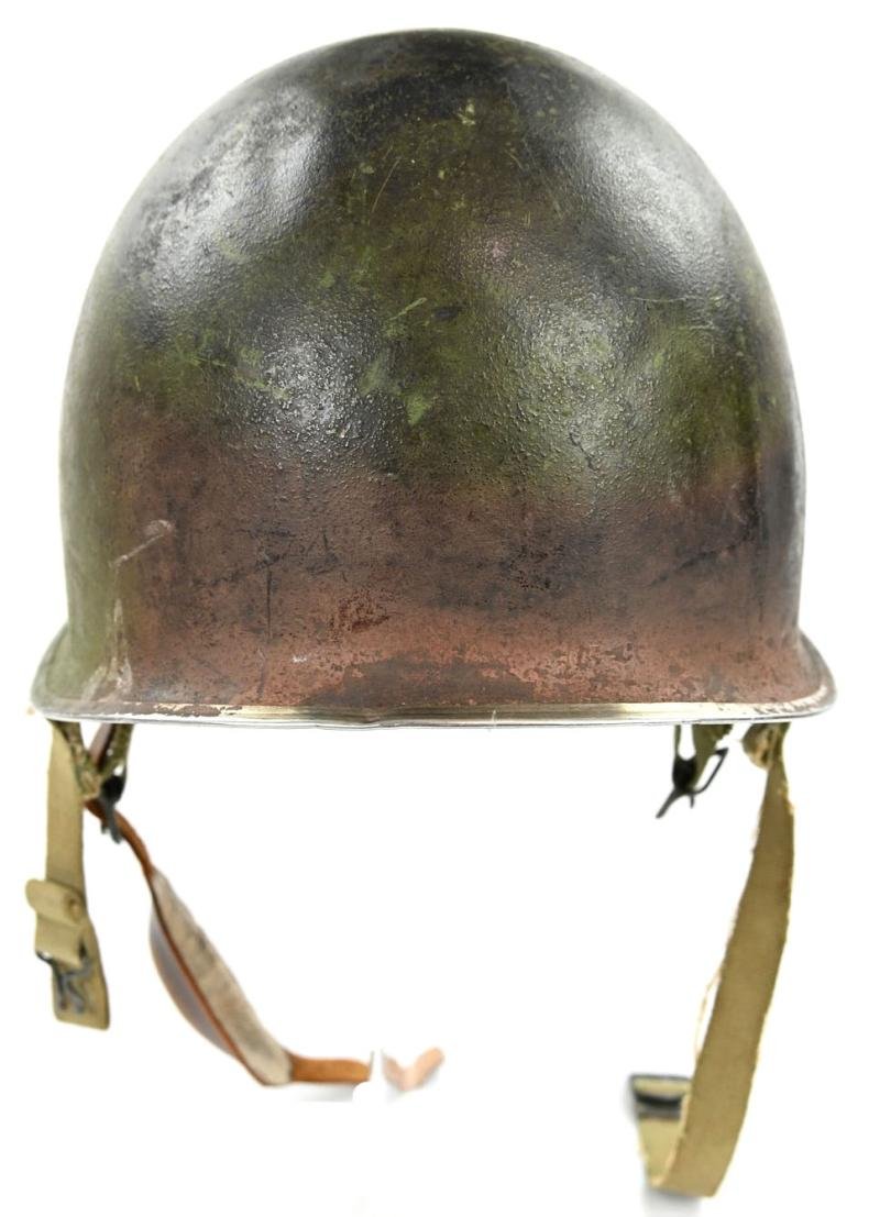 US WW2 Airborne 517th Parachute Infantry Regiment Camouflage Helmet — image 8