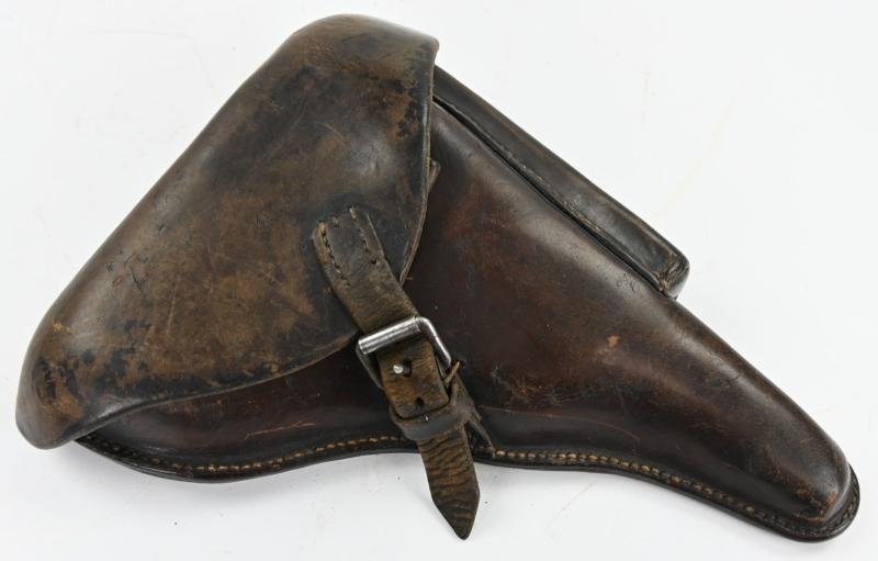 German WW1 P08 Hardshell Pistol Holster 10./I.R. 21 — image 2