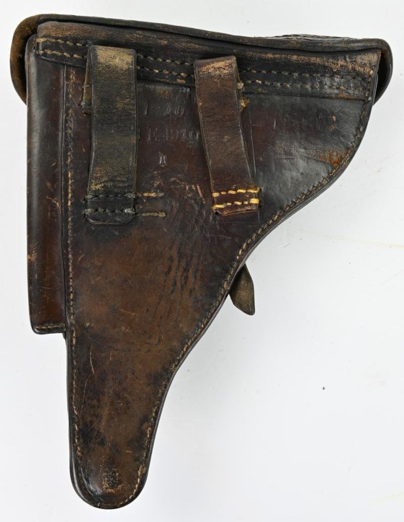 German WW1 P08 Hardshell Pistol Holster 10./I.R. 21 — image 3
