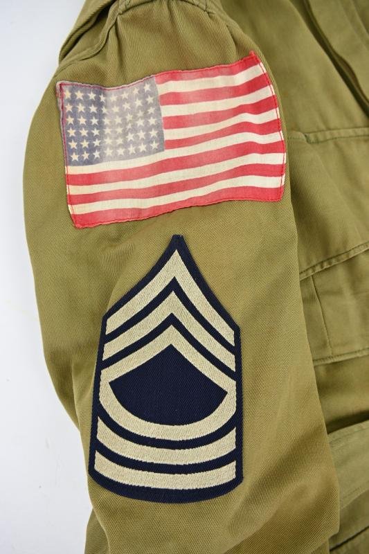 US WW2 82nd Airborne M42 Jumpjacket with Armflag — image 6