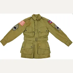 US WW2 82nd Airborne M42 Jumpjacket with Armflag