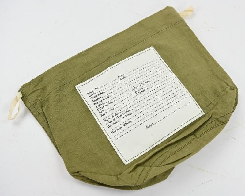 US WW2 Deceased Serviceman Personal Effects Bag — image 4