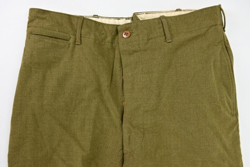 US WW2 M-1937 Wool Trousers — image 2