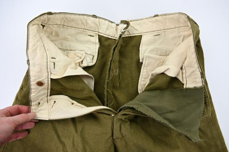 US WW2 M-1937 Wool Trousers — image 5