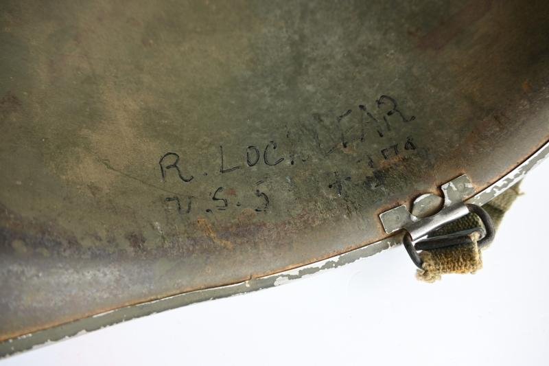 US WW2/Korea M1C Paratrooper Helmet 82nd Airborne Division — image 15