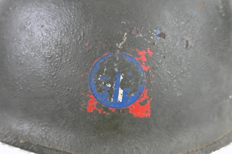 US WW2/Korea M1C Paratrooper Helmet 82nd Airborne Division — image 2