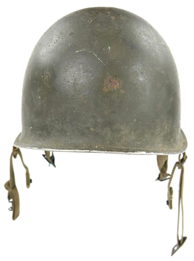 US WW2/Korea M1C Paratrooper Helmet 82nd Airborne Division — image 7
