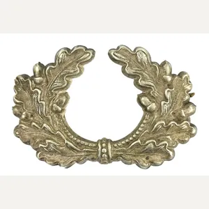 German WH Officer's Visor Cap Cocarde Wreath