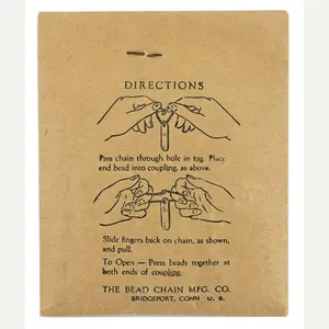 US WW2 Dog-Tag Chain in Pouch